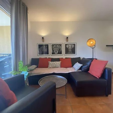 Sainte-maxime: 3p Climatise Avec Piscine, Parking Prive Et Jardin Calme - Fr-1-226-471 Apartamento Sainte-Maxime