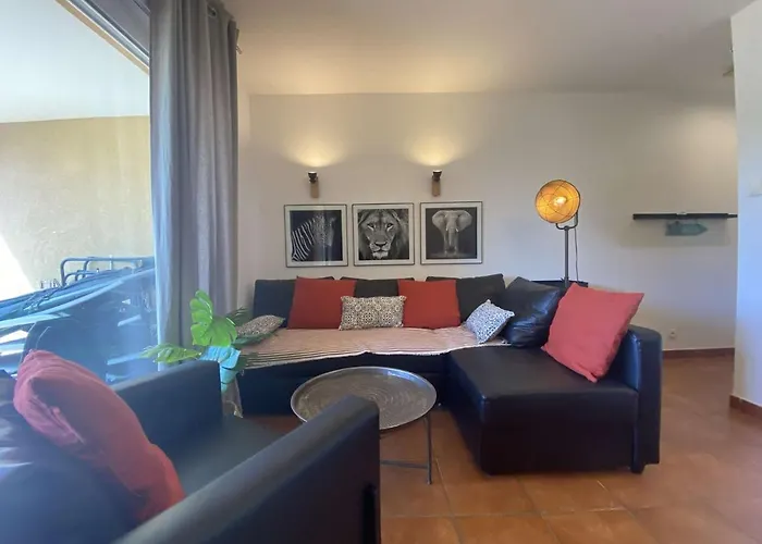 Sainte-maxime: 3p Climatise Avec Piscine, Parking Prive Et Jardin Calme - Fr-1-226-471 Apartamento Sainte-Maxime