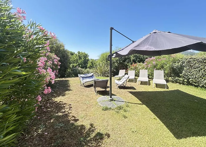 Sainte-maxime: 3p Climatise Avec Piscine, Parking Prive Et Jardin Calme - Fr-1-226-471 Apartamento